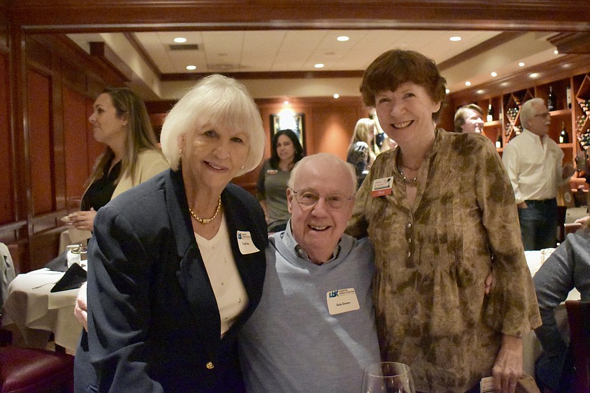 Peg Pluto, Bob Dunn and Nancy Taussig
