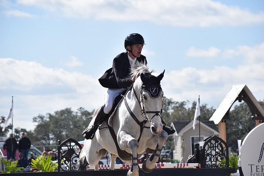 Brooks Hull and Zechariah compete on a cold, windy day during the $50,000 Grand Prix of Sarasota Jan. 14.