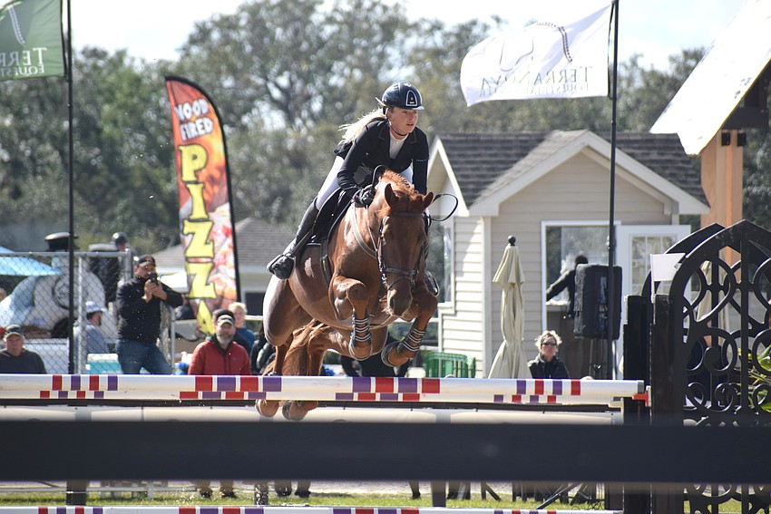 Kristen VanderVeen and Jasmijn didn't qualify for the final four at the $50,000 Grand Prix of Sarasota, but VanderVeen did win the competition on Jireh.