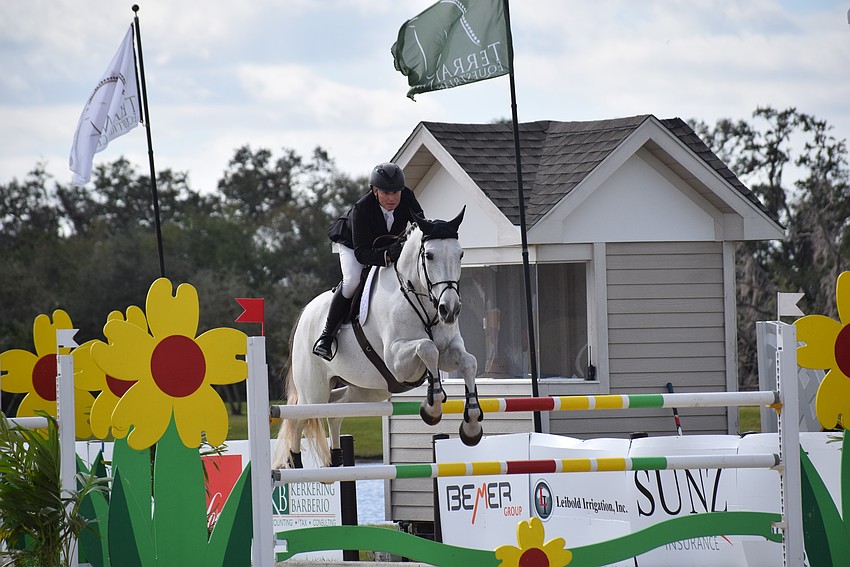 Sharn Wordley and Mick Jagger tackle the course at TerraNova during the $50,000 Grand Prix of Sarasota.