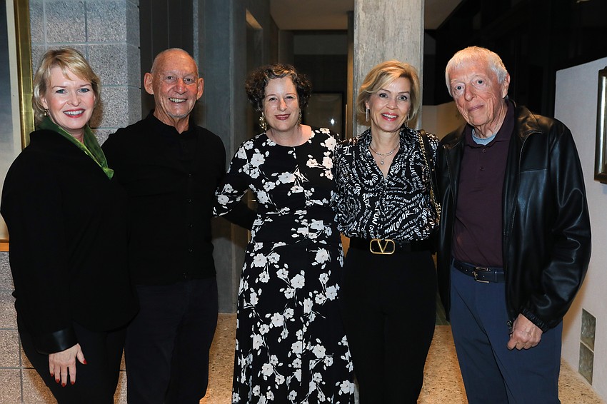 Veronica Brady, Keith Monda, Executive Director Virginia Shearer, Audrey and Walter Stewart