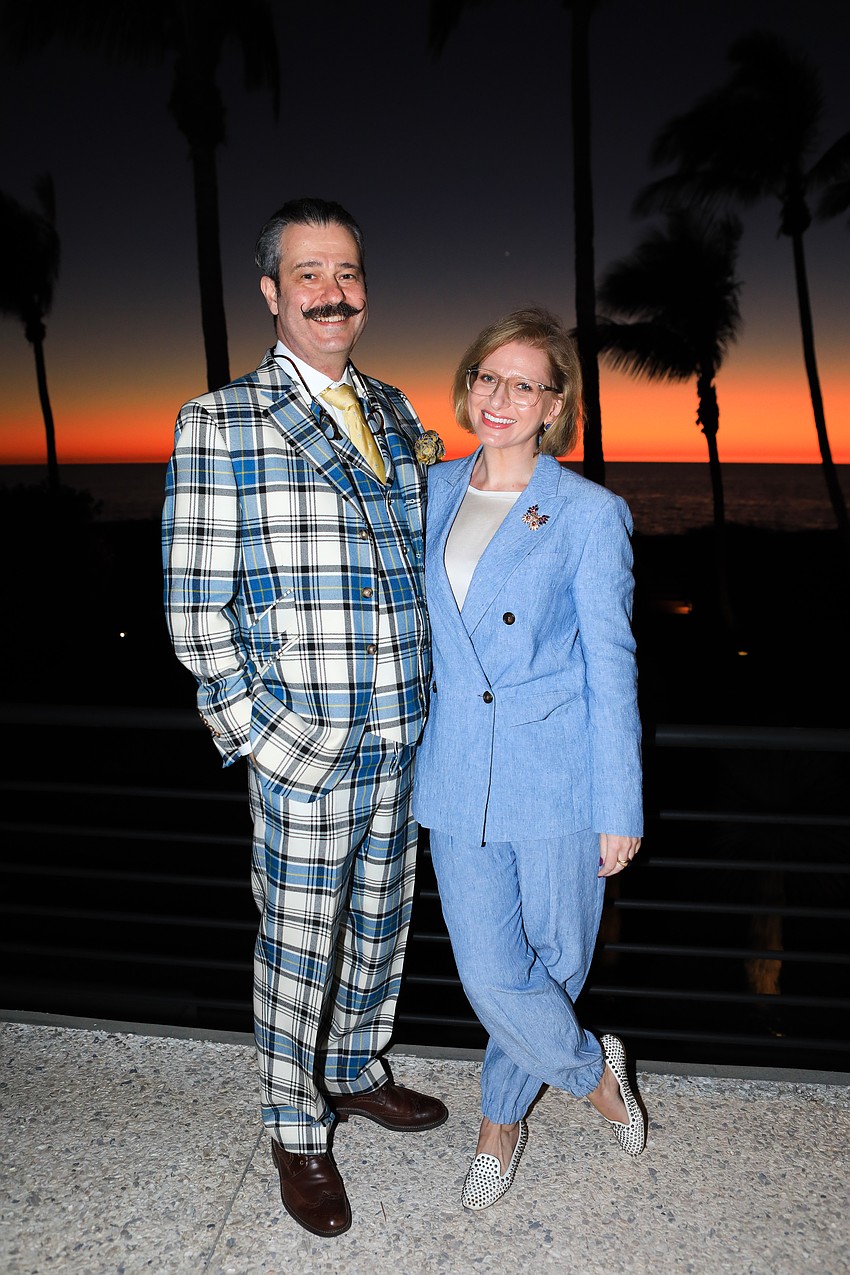 Guest figures Nicholas Lowry and Angelina Lippert