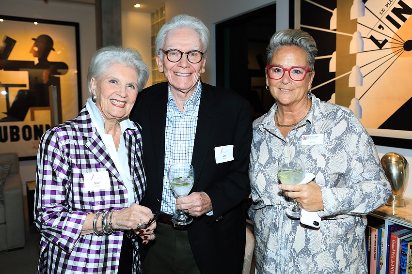 Shari and John Hicks with Lora Wey