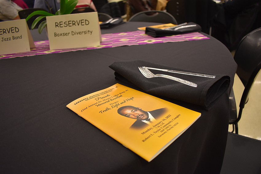 The Sarasota MLK Celebration Committee hosted its 2023 Rev. Dr. Martin Luther King Jr. Memorial Breakfast and Community Awards at the Robert L. Taylor Community Complex.