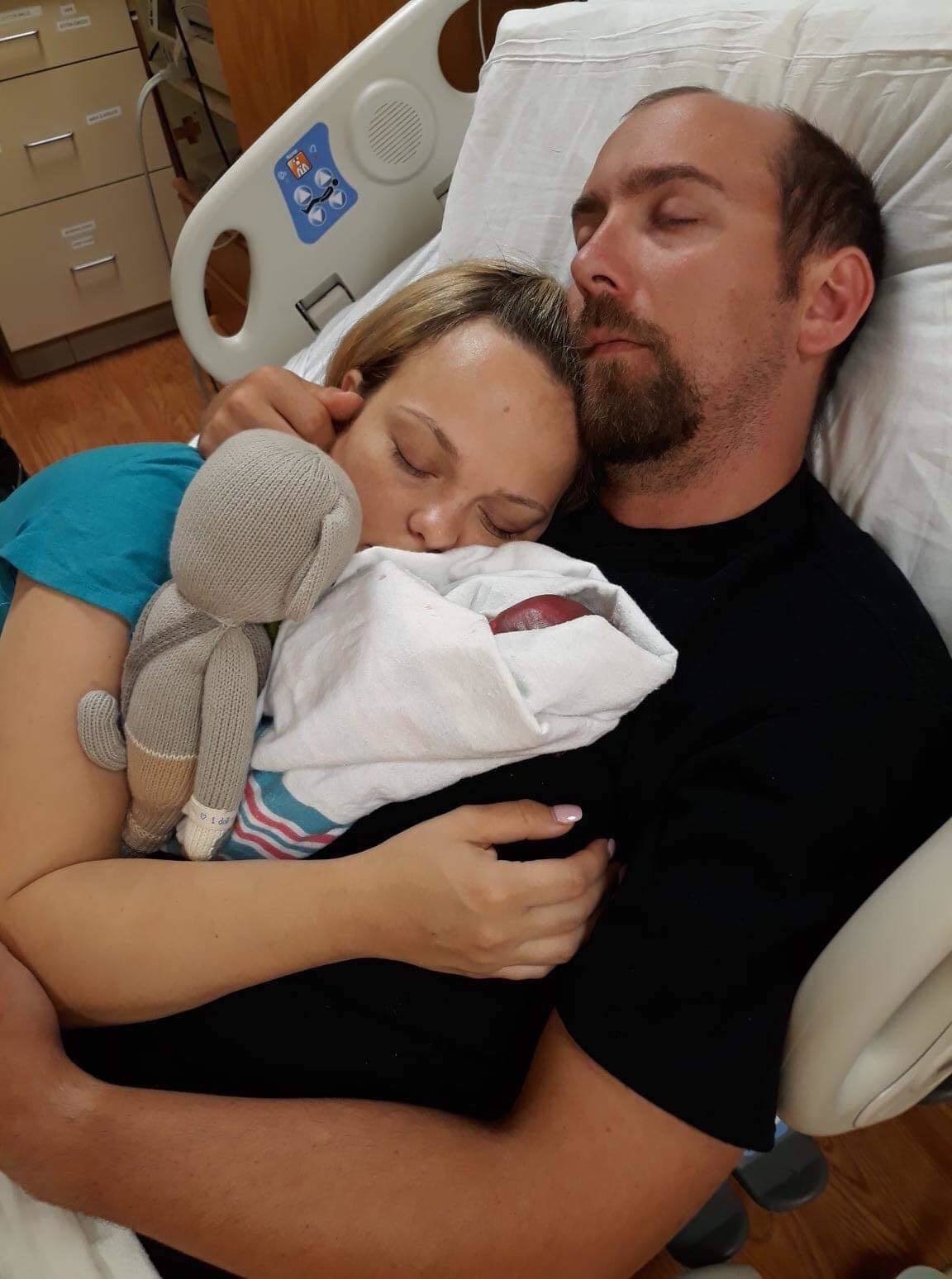 After their son, James Oliver “Ollie” Sauls was born sleeping, Britni and Zach Sauls purchased a Caring Cradle, which helps preserve a baby’s body, for the hospital. Photo by Kari Bendig