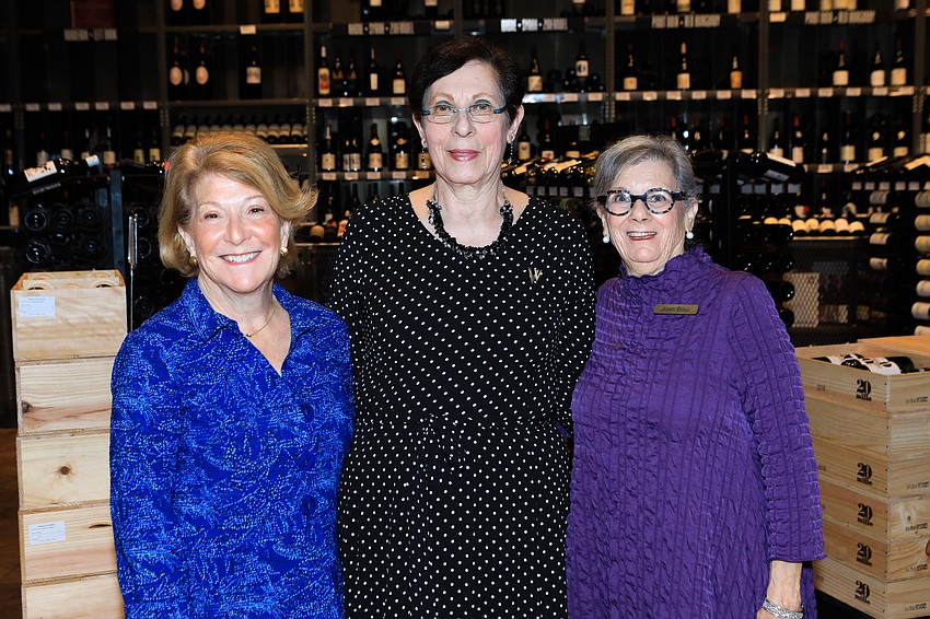 President Rachel Sesser, co-chairwomen Joyce Hersh and Joan Bour
