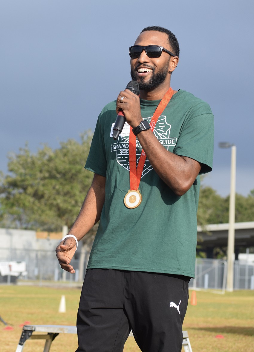 Olympian Richard Thompson, who is a parent at Freedom Elementary School, shares a message on the importance of hard work, discipline and perseverance.