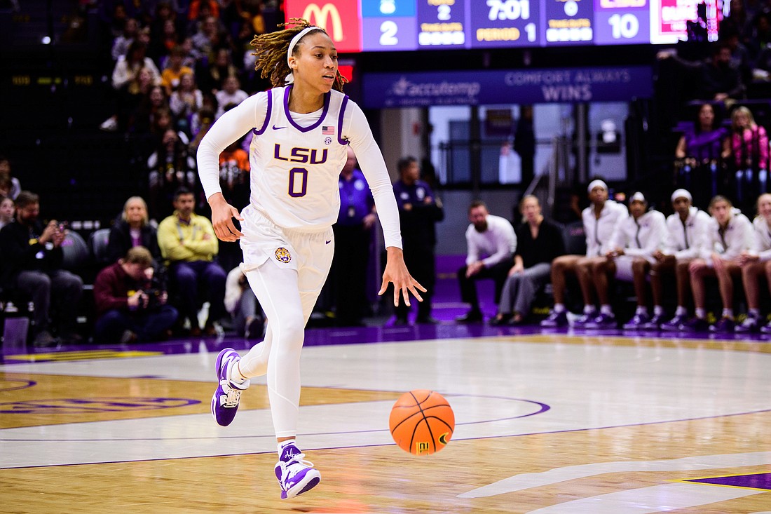 LaDazhia Williams is averaging 8.5 points and 5.7 rebounds per game for LSU.