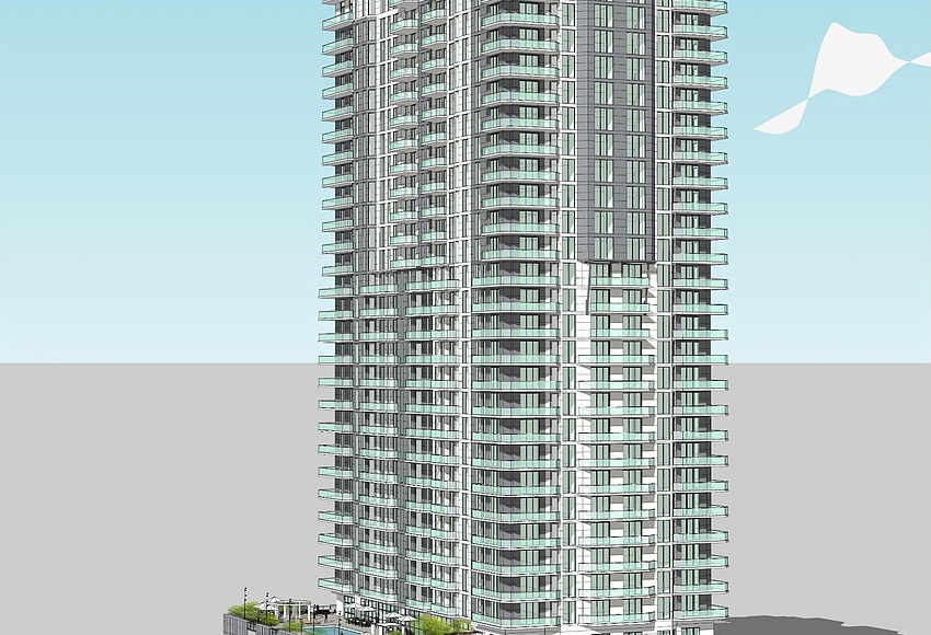 Jax Daily Record Photo The Peninsula on the Southbank perspective view.