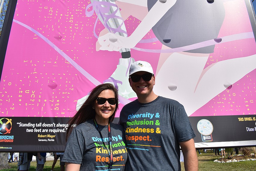 Embracing Our Differences 20th Anniversary Co-chairs Sofie Wachtmeister and Dr. Brooks Tracey.