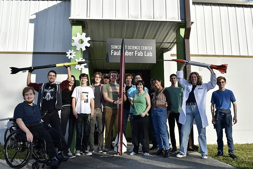 The Rocketry Club at Suncoast Science Center/Faulhaber Fab Lab is on a quest to launch a rocket to at least 15,000 feet into the sky.
