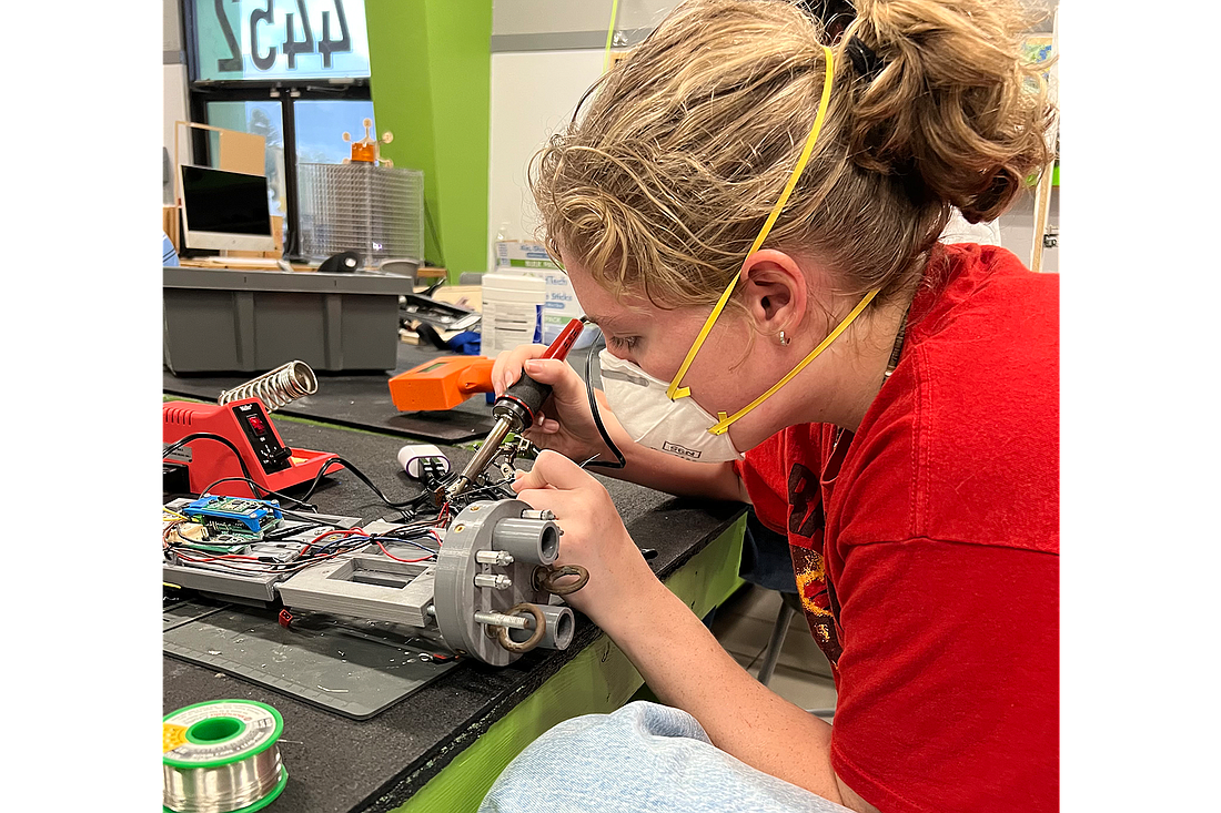 Kathleen Cravens is a student member of The Rocketry Club at Suncoast Science Center/Faulhaber Fab Lab.
