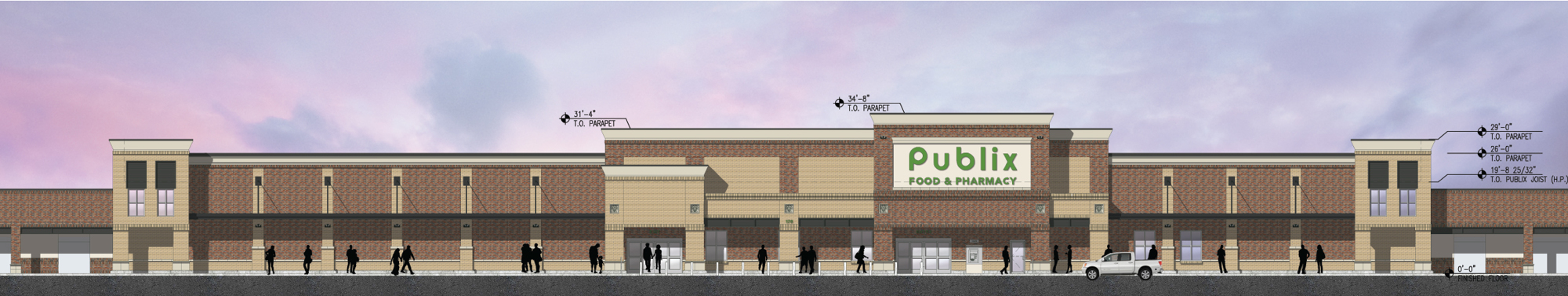 Publix plans to demolish about 55,000 square feet of the existing grocery store and retail space to make way for the new grocery.