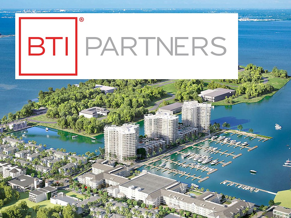 BTI Partners is developing the $700 million Westshore Marina District in Tampa. The 52-acre waterfront development will feature 1,750 residential units with retail and commercial space.