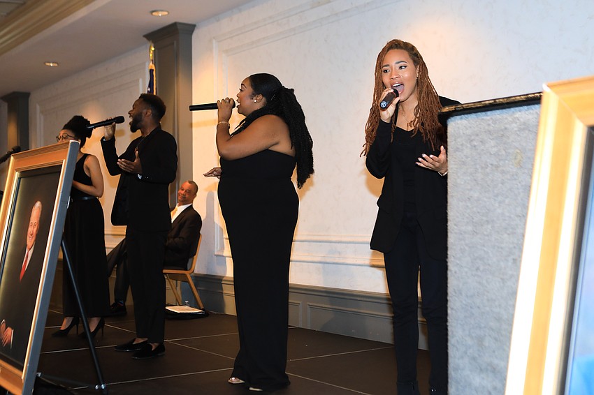 Westcoast Black Theatre Troupe singers regale the audience through the event.