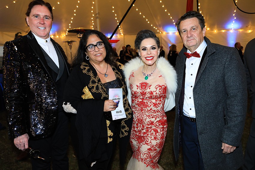 Bernard Walsh, Giovanna Rezac, co-chairwoman Lauren Ann Walsh and Misha Rezac