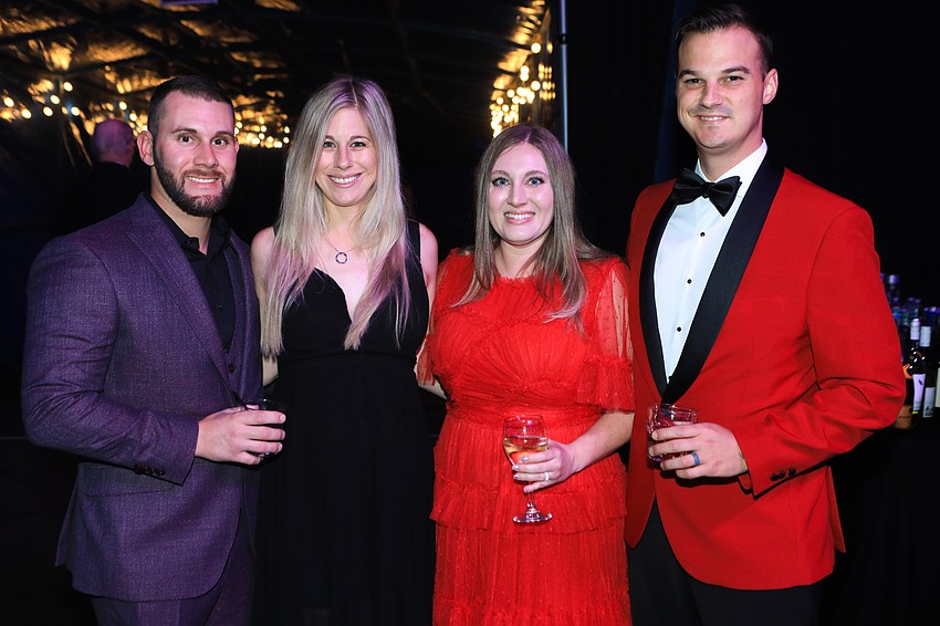 Ryan and Ashley Hedrick with Nicole and Jordan Baker