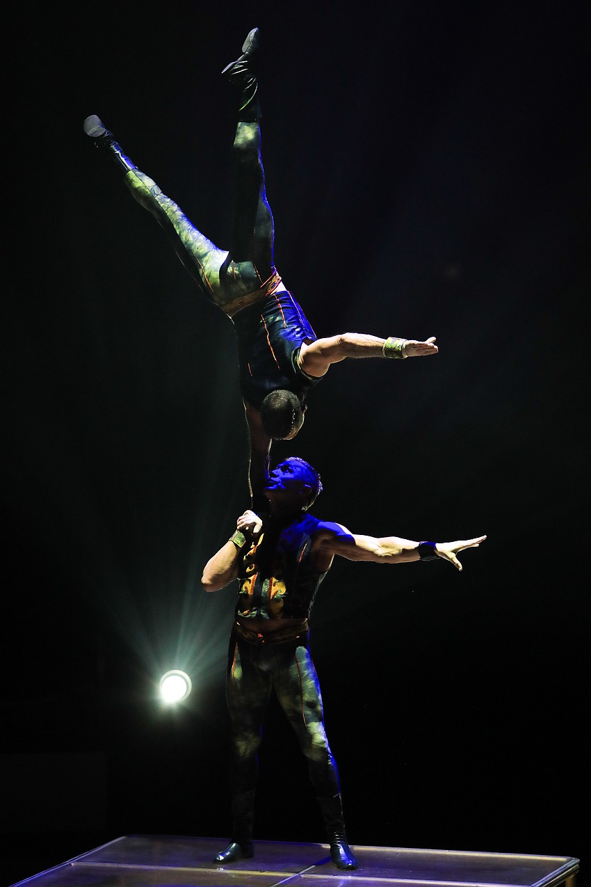 The Alexis Brothers show their might.