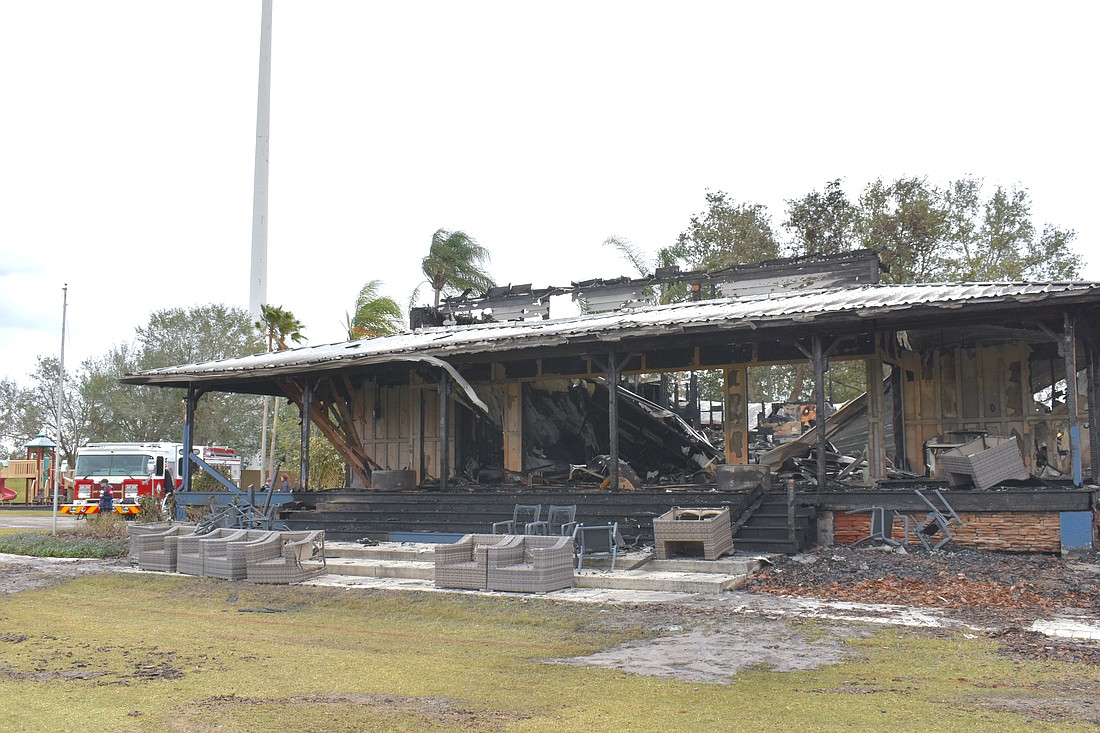 A fire, the cause still unknown, destroyed the Sarasota Polo Club's clubhouse early Saturday morning.