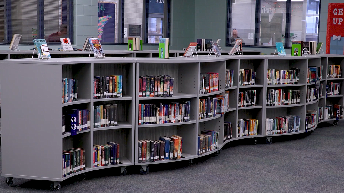 The media center in R. Dan Nolan Middle School, along with every other media center in the School District of Manatee County, has had its books vetted and approved. Now schools are working on vetting books in classroom libraries.