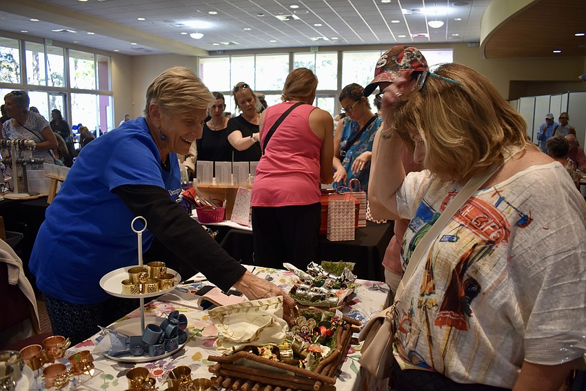 Marlene Meyers is one of the arts and craft vendors at the Sarasota Jewish Food Festival.