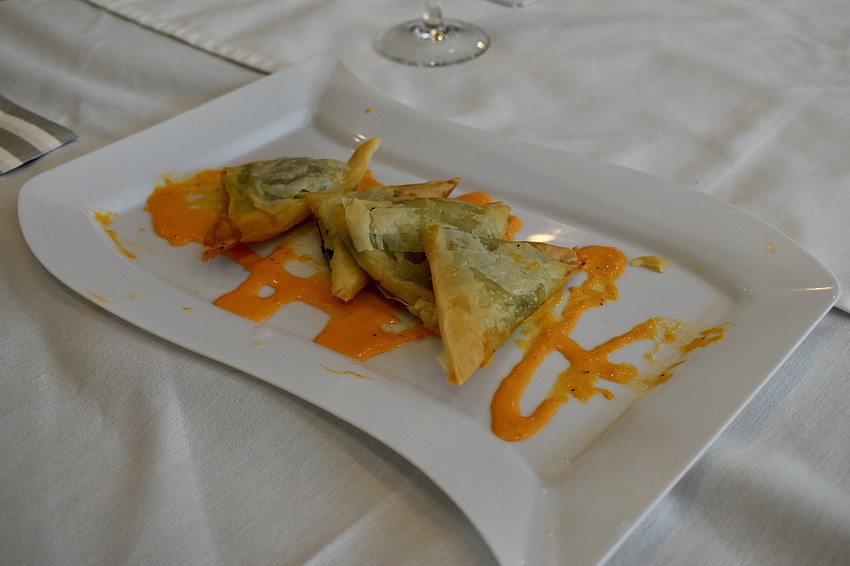 An easy appetizer from Greece: spanakopita.