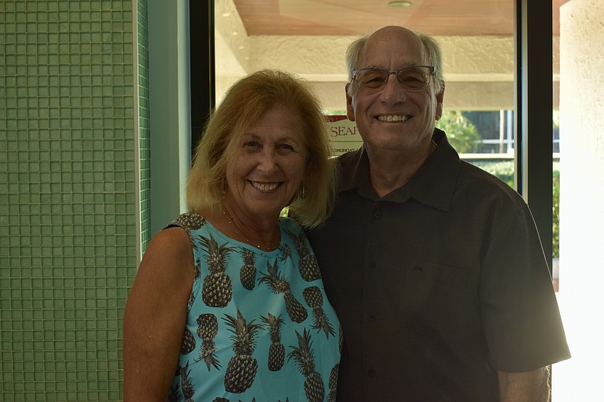 Sherri and Harold Kaufman. Harold is a former board president.