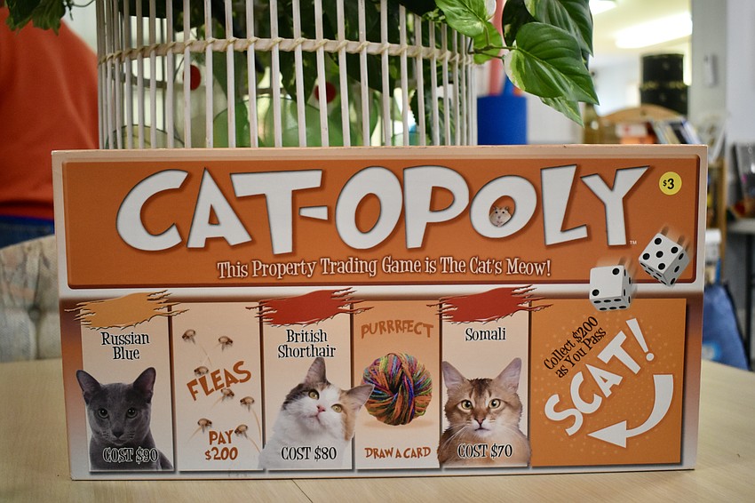 Cat-opoly at the purr-fect price of only $3 at Saturday's sale.