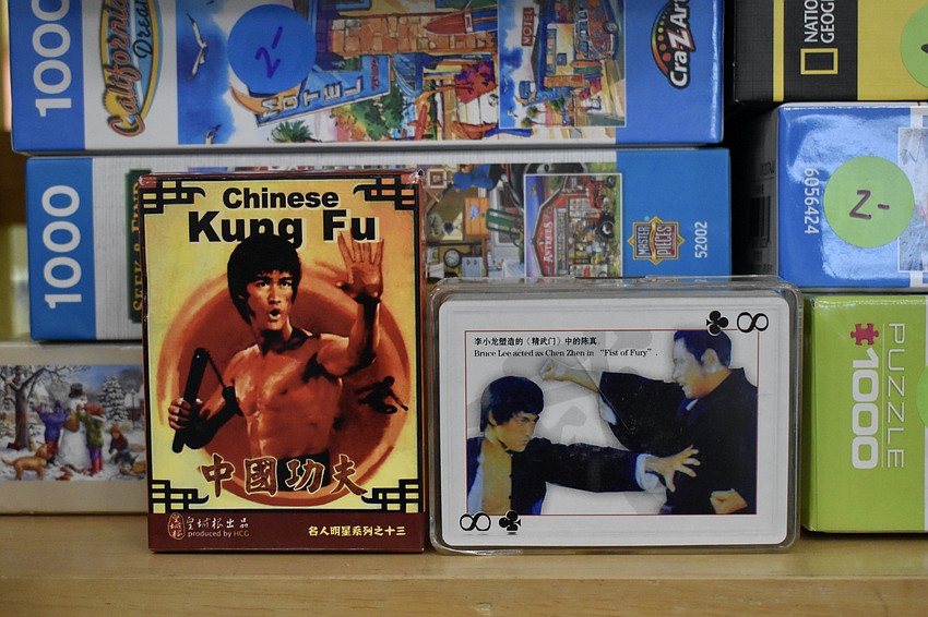 Playing cards for Bruce Lee fans.