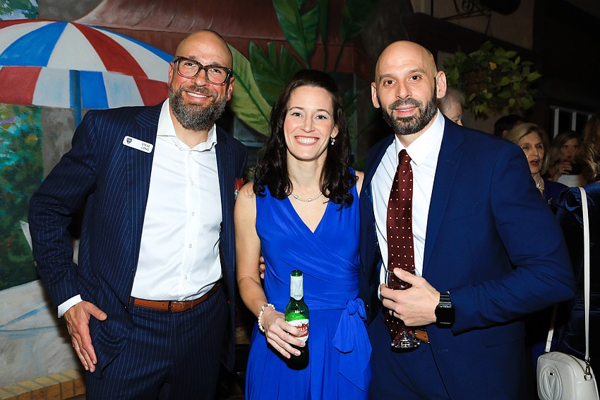Steve Long with Victoria and Jacob Nelson