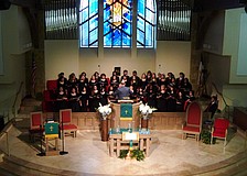 The Braden River High School Chorus performs at Christ Church.