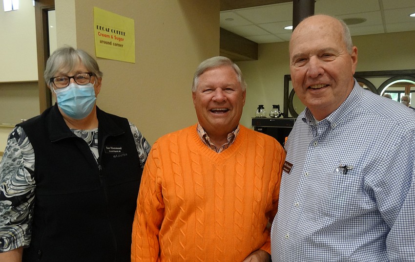 Sue Hammond, Fred Finks and Bob Hammond