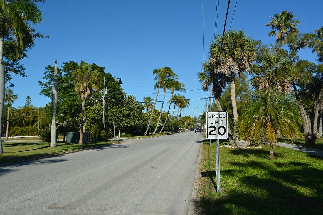 The current posted speed limit on Broadway Street is 20 miles per hour.