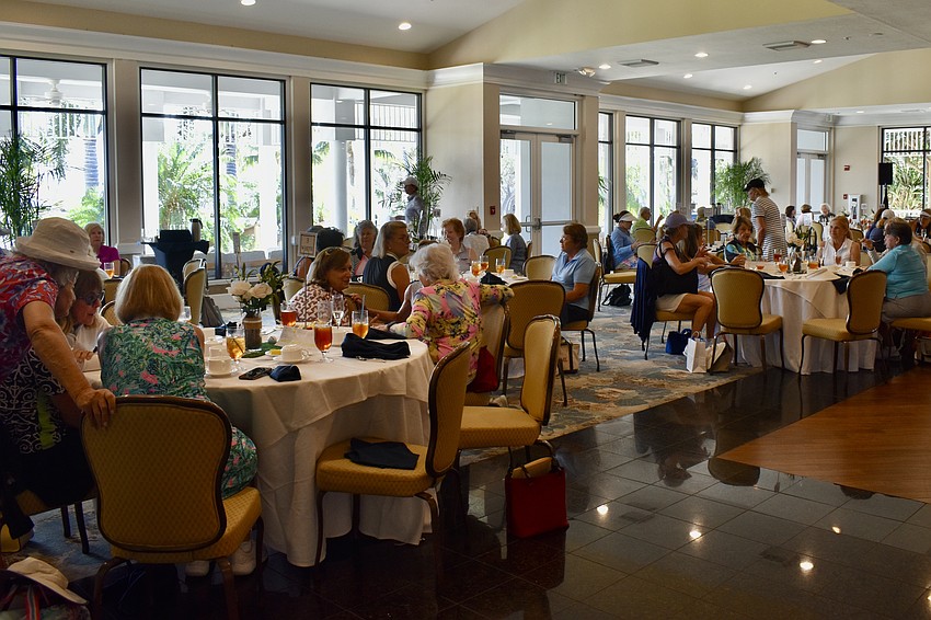 The Longboat Key Club's 18-hole Women's Golf Association welcomes new members with a luncheon at the Harbourside ballroom.