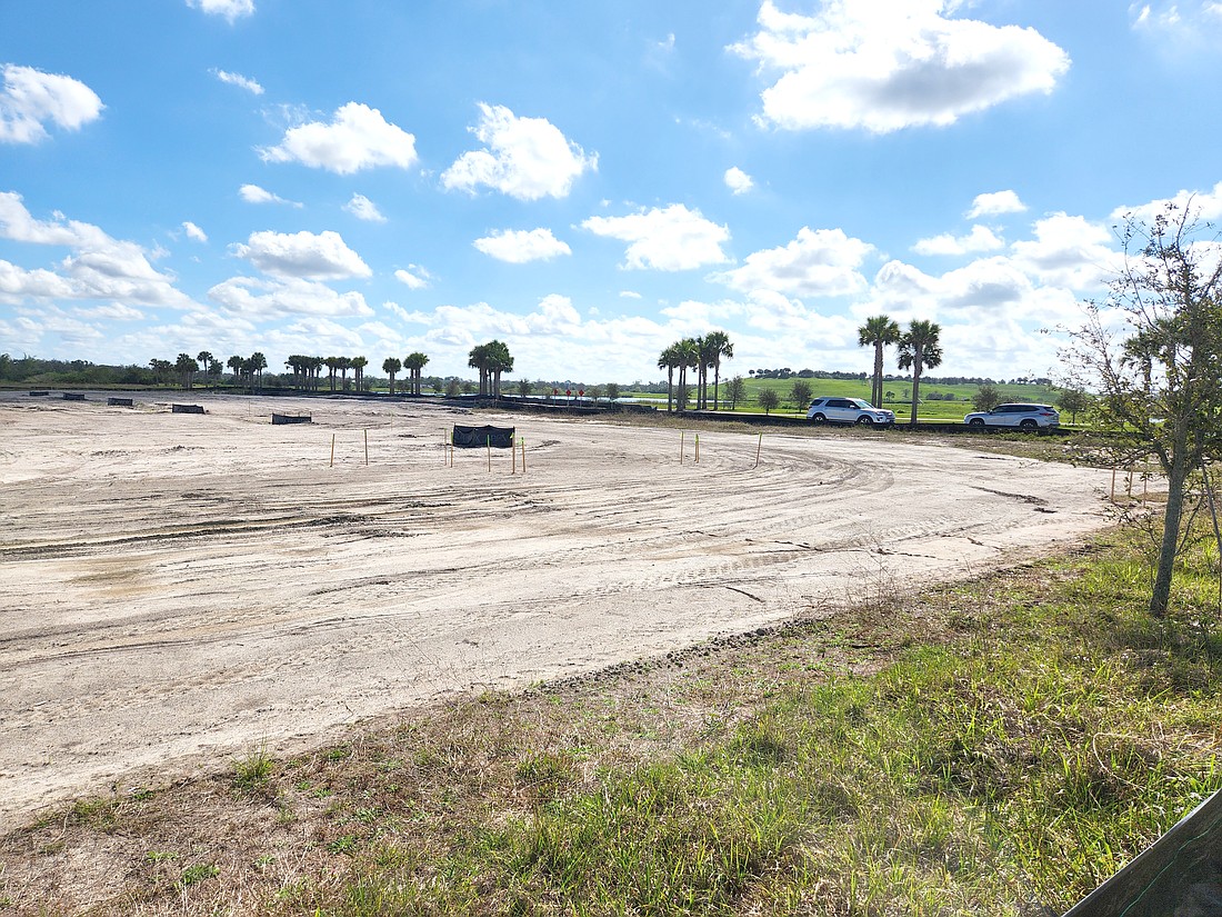 Site work is underway at the site of the new Sarasota County Administrative Center in Fruitville Farms. In the background is Celery Fields, a county park.