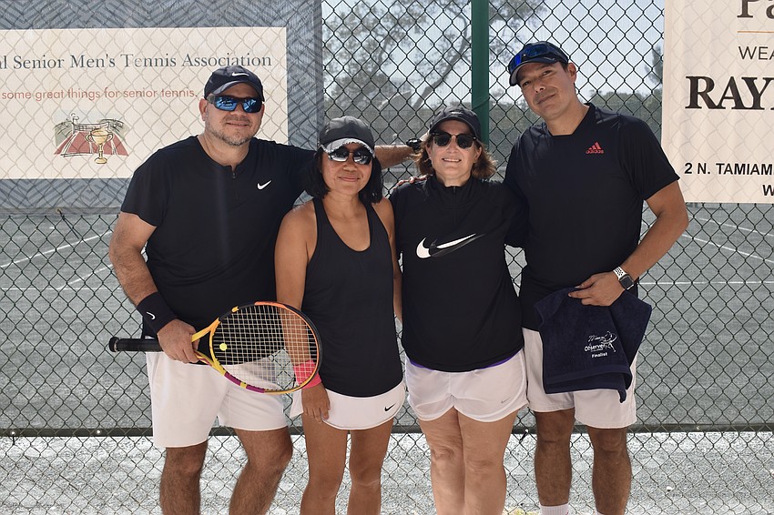 Division 2 finalists Nelson Cabrera, Tracy Fang, Melissa Stanley and Gustavo Gomez
