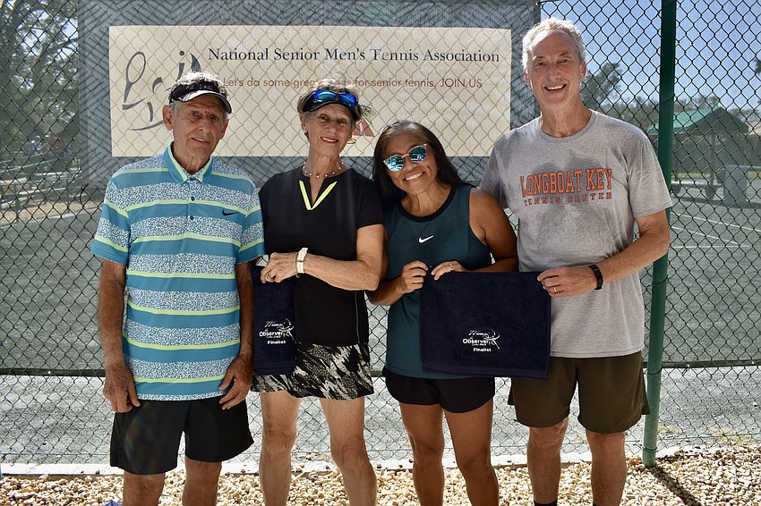 Division 1 finalists Enrique Vela, Ute Vela, Yuka Pearl and Mark Halpin