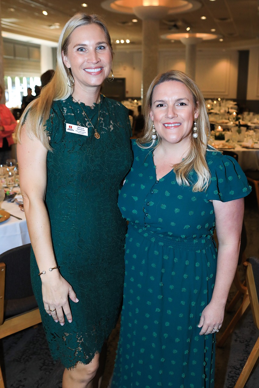 Chairwoman Melissa Hembree with Erin Christy