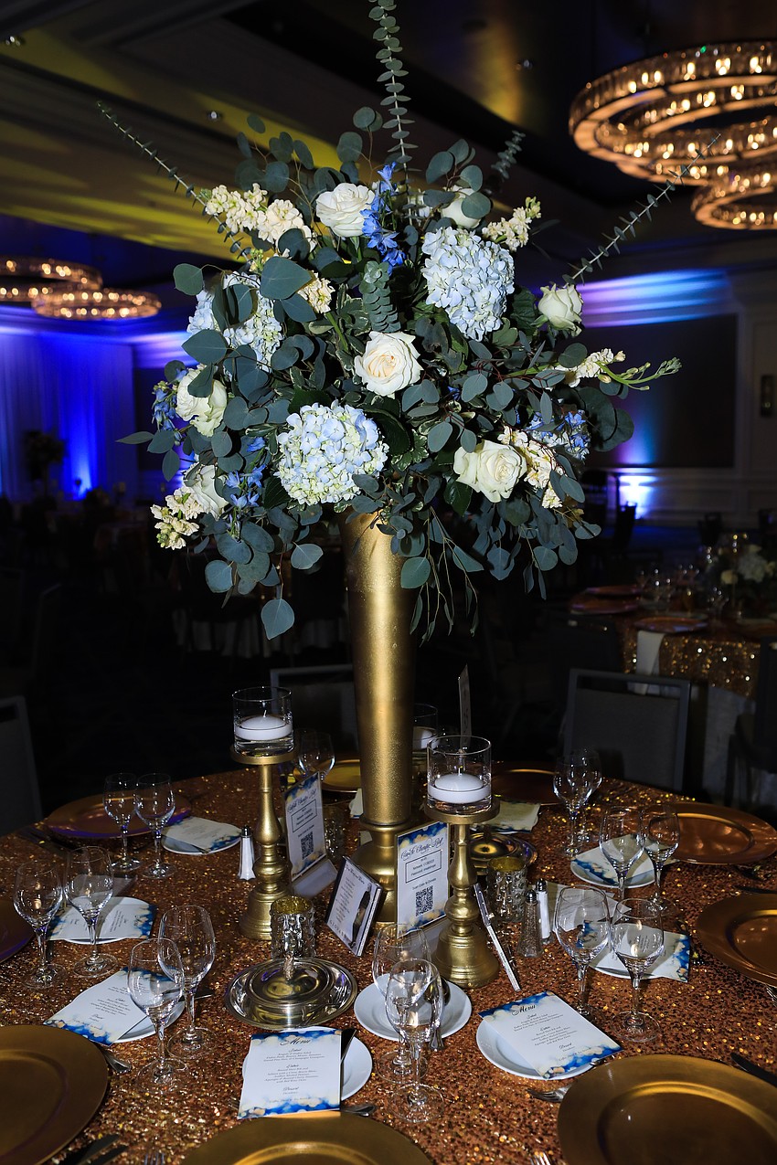 More than 300 supporters filled the ballroom.