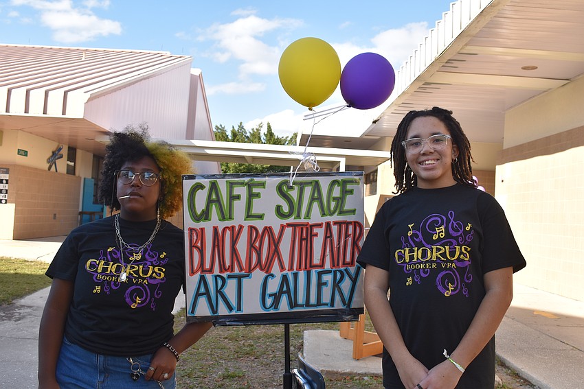 Seventh grader James Montanez and sixth grader Mya Vermilya.