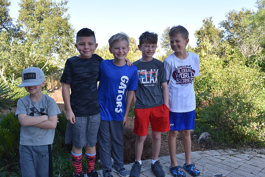 Blake Levine, Abner Beck, Jack Levine, Cody Alpert and Drew Levine.