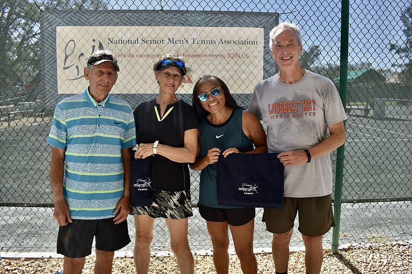 Division 1 finalists Enrique Vela, Ute Vela, Yuka Pearl and Mark Halpin