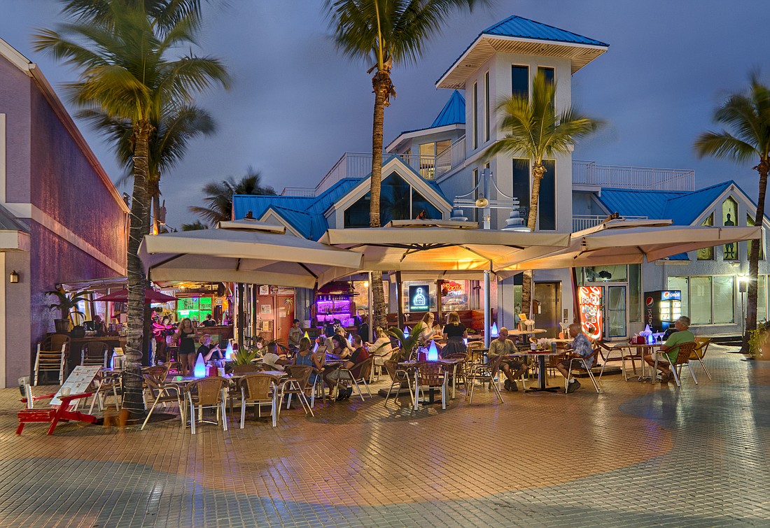 La Ola Surfside Restaurant before Hurricane Ian struck last year.