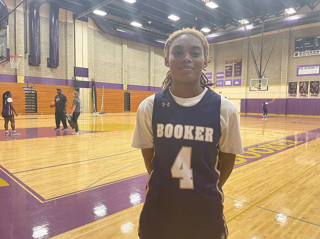 Booker High girls basketball junior Jakai Peterson.