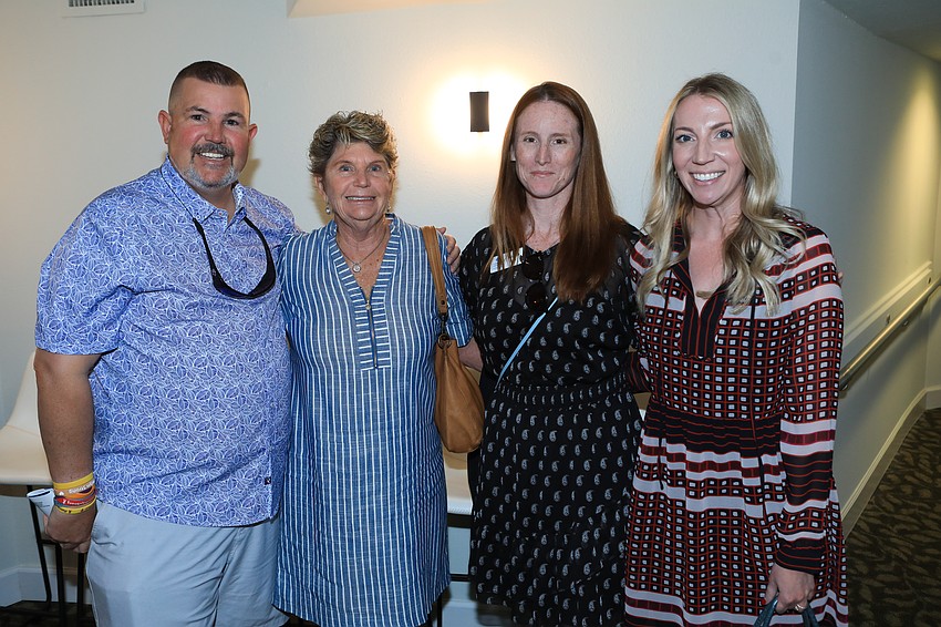 Jay and Linda Riley with Mischa Kirby and Shelby Connery