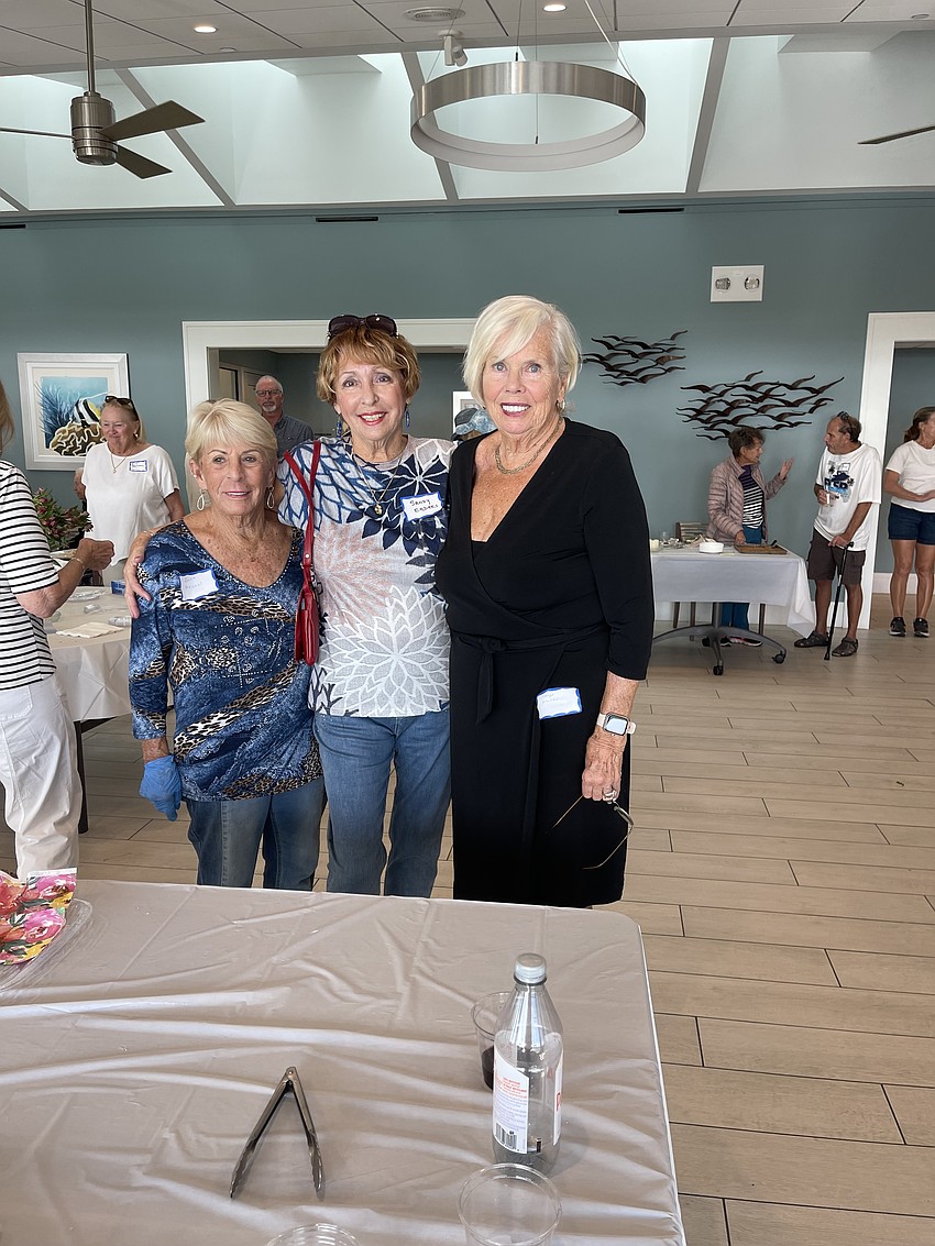 June Hessel, Sandy Endres and Marge Nuzzo