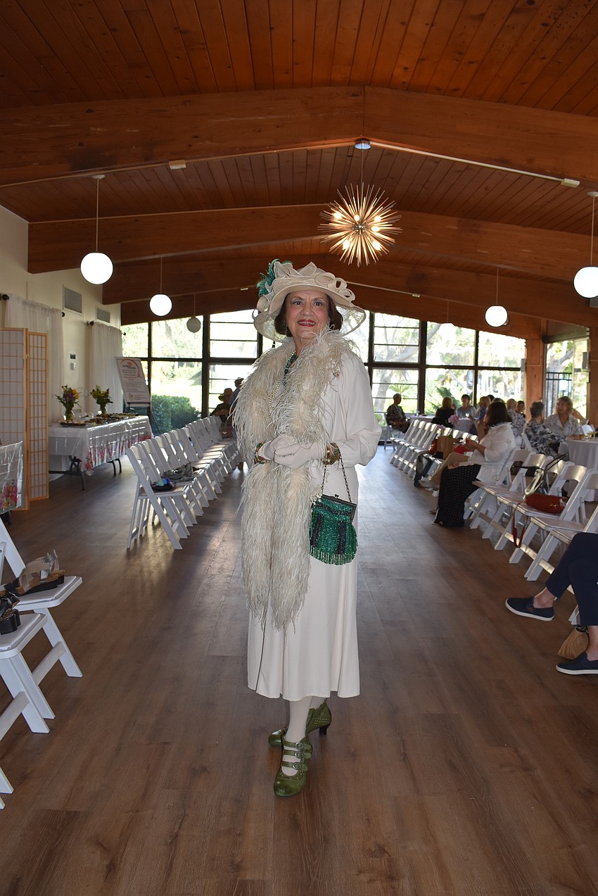 Kathryn Chesley dresses like Mable Ringling.