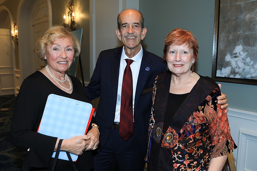 Connie Hake Davis with Ron and Alison Cutsinger