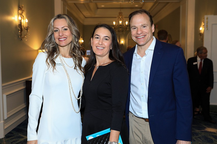 Veronica Thames with Jennifer and John Compton