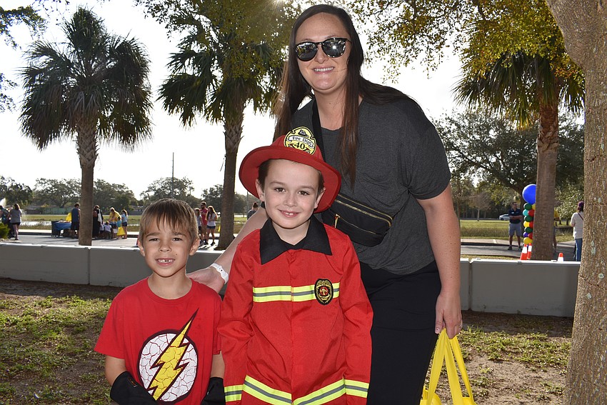 Corbin, Zane Stephenson dress as their favorite characters with their mom Beth Stephenson.